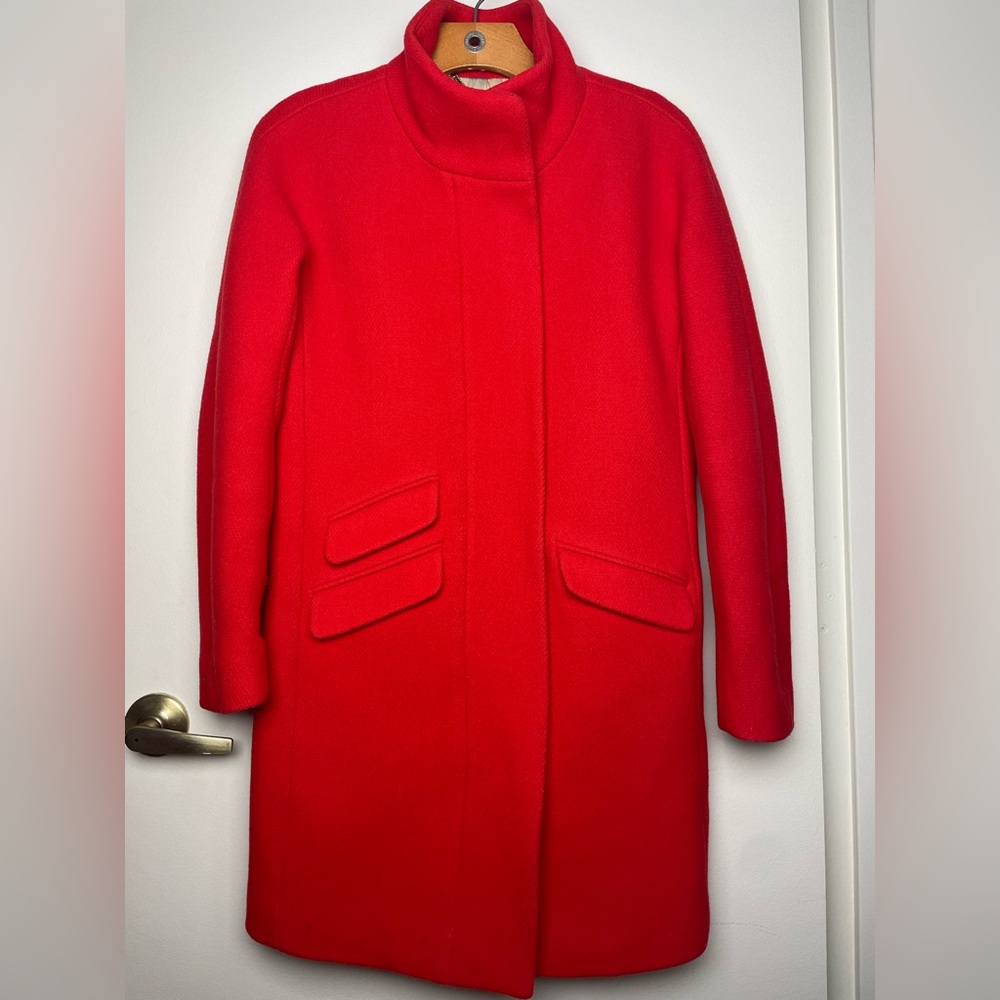 J. Crew Italian Stadium Cloth Coat